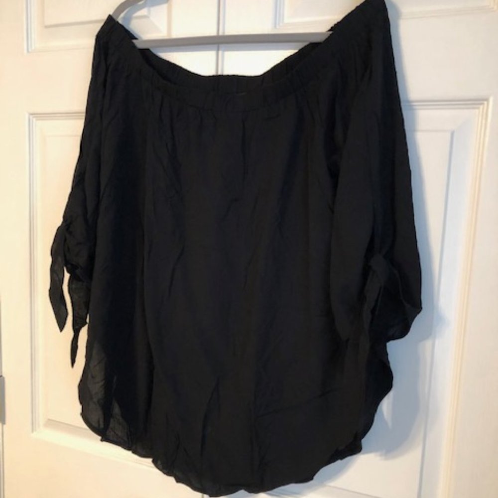Black Off-the-Shoulder Top, XXL NWT